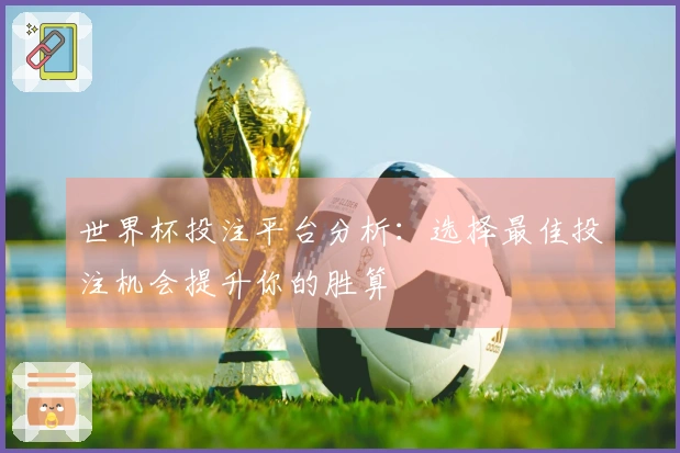 世界杯投注平台分析：选择最佳投注机会提升你的胜算